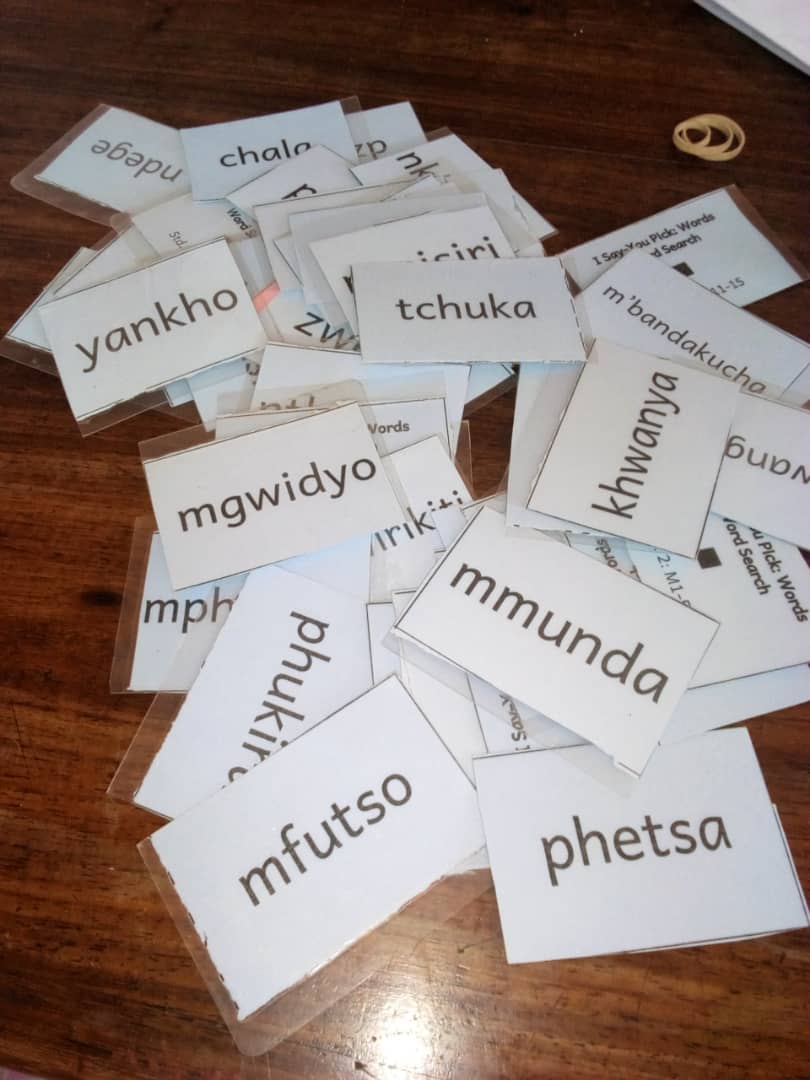 word cards